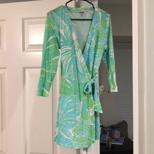 Lilly Pulitzer wrap romper